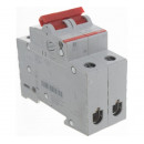 Рубильник модульный ABB 2-полюсный SHD202/40 рычаг красный (выключатель нагрузки)