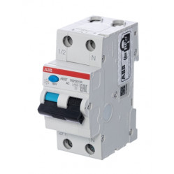 ABB DSH201 R, 25A, 30mA, Автоматический выключатель дифференциального тока  тип AC, кривая отключения C, 2 полюса, 4,5kA, электро-механического типа, 