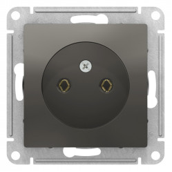 ATN000941 - AtlasDesign РОЗЕТКА без заземления, 16А, механизм, СТАЛЬ