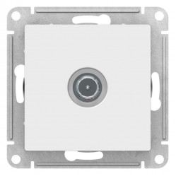 ATLASDESIGN TV РОЗЕТКА оконечная 1DB, механизм, БЕЛЫЙ