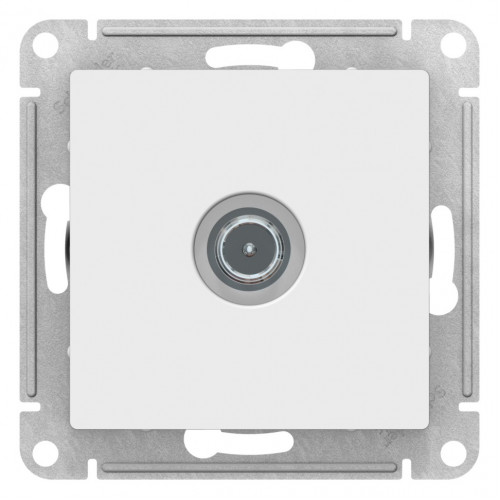 ATLASDESIGN TV РОЗЕТКА оконечная 1DB, механизм, БЕЛЫЙ