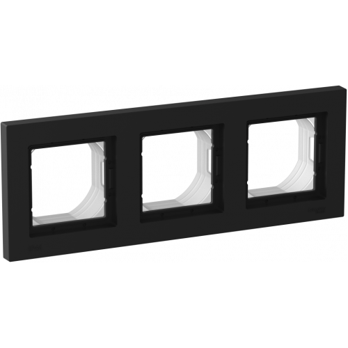 Рамка 3-постовая IP 45 КАРБОН