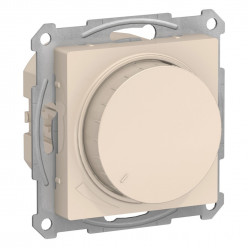 ATLASDESIGN СВЕТОРЕГУЛЯТОР (диммер) повор-нажим, LED, RC, 400Вт, мех., БЕЖЕВЫЙ