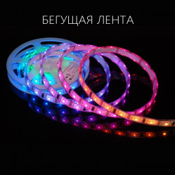 Светодиодная бегущая лента 13Вт 12V Lux RGB Eleganz