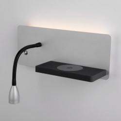 Настенный светодиодный светильник Kofro R LED серебро/чёрный
