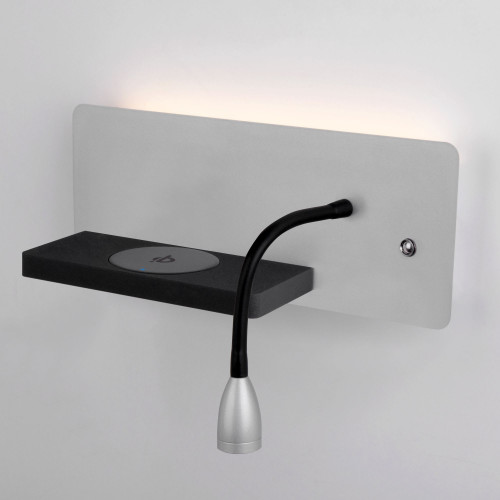 Настенный светодиодный светильник Kofro L LED серебро/чёрный