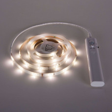 Комплект светодиодной подсветки 2.4 Вт/м 30 LED 2835 IP65 с датчиком движения, дневной белый 4200K 1 м