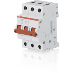 Рубильник модульный ABB SD, 3 полюса, 50A, ширина 3 DIN-модуля
