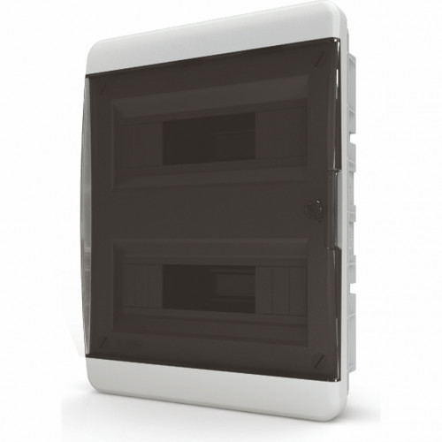 BVK 40-24-1 - Щит встраиваемый 24 модуля, прозрачная серая дверца, IP41