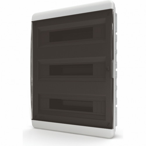 BVK 40-54-1 - Щит встраиваемый 54 модуля, прозрачная серая дверца, IP41