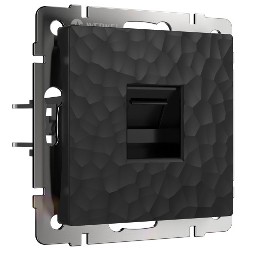 Розетка Ethernet RJ-45 черный